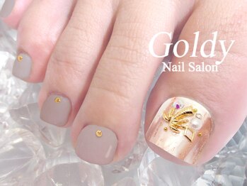 ネイルサロン ゴールディ(NAIL SALON GOLDY)/FOOT華やかアートコース
