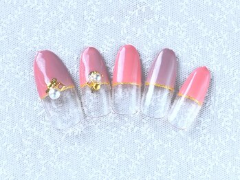 エムズネイル(M's Nail.)/縦グラデーションフレンチ