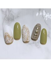 アラ ウィー ナッティー ネイル 北千住店(Aala wi Natty nail)/pistacchio×tile