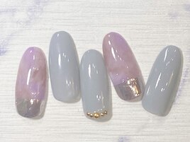 マーブルミラーネイル