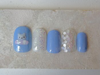 カラ ネイル 中津店(calla nail)/白熊と浮き輪