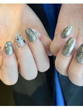 オマモリ ネイル 心斎橋店(omamori nail)/kirakira×giragira