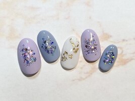 紫陽花カラーネイル