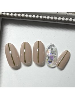 ネイリッシュサロン エー(Nailish Salon A)の写真/シンプルだけど洗練されたデザイン多数ご用意！OLさん・主婦の方におすすめ♪【シンプルコース¥7590】