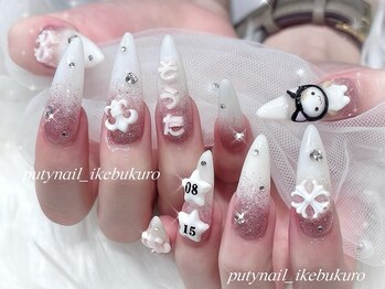 プティネイル 池袋(Puty Nail)/キラキラベイビーブーマーネイル