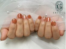 エアフォルクギンザ 横浜店(ERFOLG GINZA)/オレンジネイル！