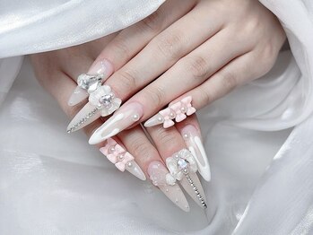 Lien nailsalon【長さだし専門店】パラジェル・フィルイン導入/長さだし｜ガーリーワンホン