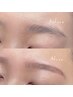 【平日限定/口コミ割】眉毛WAX＋仕上げメイク付￥6,600→￥4,980（間引き込)