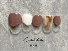 カラネイル 南森町店(calla nail)/ゴールドミラー