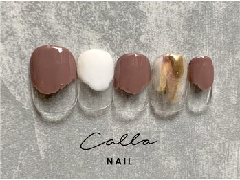 カラネイル 南森町店(calla nail)/ゴールドミラー