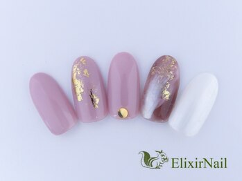 エリクサーネイル 五反田(Elixir Nail)/定額a シンプル／クーポン使用