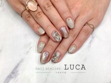 ネイルアトリエルカ(nail atelier LUCA)/W-305 マグネットパイソンネイル