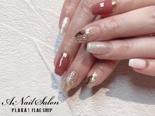 エーネイルサロン プラーカ本店(A-Nail Salon)/　秋色大人ｎｕａｎｃｅ