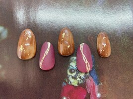 【9500円】秋ニュアンスネイル♪