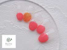 ネイリット 銀座(Nailit)/BALLOON FRENCH ¥9300【¥10230】