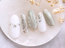 ネイルサロンフォーユー(for u)/人魚の鱗￥6980