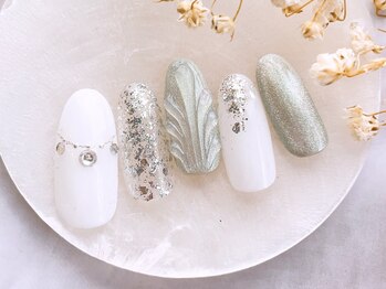 ネイルサロンフォーユー(for u)/人魚の鱗￥6980