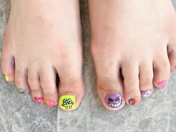 テラス(TERRACE)/キャラクターフットネイル