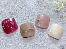 パール 池袋店(PEARL)/フット2本アート デザインコース