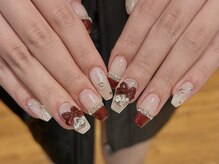 リンドネイル バイ モカ アンド ララ(Lind nail by moca and LaLa)/【mian】ボルドーネイル