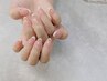 付け替えオフ代完全無料　フレンチ　ジェルネイル