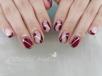 ココナッツネイル/ニュアンスネイル