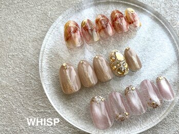ウィスプ(WHISP)の写真/【恵比寿駅3分】パラジェル/フィルイン推奨サロン/パラジェル代無料◎豊富なアート・ニュアンスネイルも♪