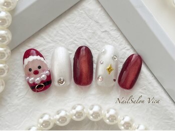 サンタさんネイル☆¥9280