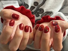 クレイ(clay.)/ホロフラワーネイル