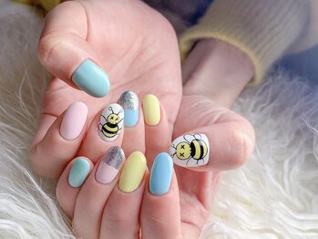 ヨヘン 芦屋店(YoHen)/春♪パステルカラーネイル