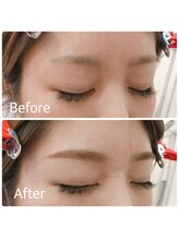 ビビデバビデ(Vivide Vavide)/人気のストレートアーチ眉