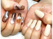 ネイルサロン ビビ(bibi)/ちぐはぐネイル