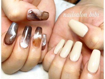 ネイルサロン ビビ(bibi)/ちぐはぐネイル