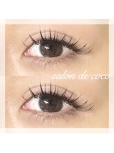 サロンデココ(salon de coco)/フラットラッシュ