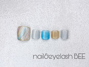 ネイルビー 銀座店(Bee)/8月フットネイルデザイン☆