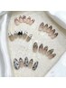 【チップ長さだし】ヒョウ柄デザインコース　¥9980