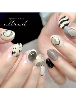 アトレー(attrait)/個性派モノクロデザイン