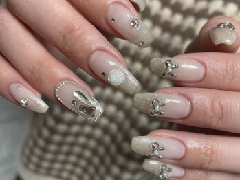 ライズプラス(Raize+)/リボンバラネイル