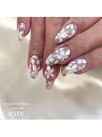 フラワーネイル &nbsp;&nbsp;&nbsp;&nbsp;ネイル 国立