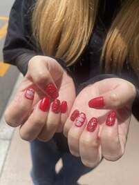 津軽塗り風ネイル