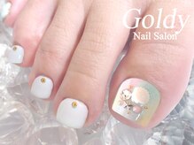 ネイルサロン ゴールディ(NAIL SALON GOLDY)/FOOT華やかアートジコース