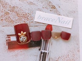 ボルドー×マット