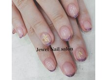 ジュエルネイルサロン(Jewel)/ラメフレンチ