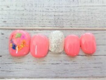 ブランロール 中目黒店(Blanl'or)/【Foot】ドライフラワーネイル