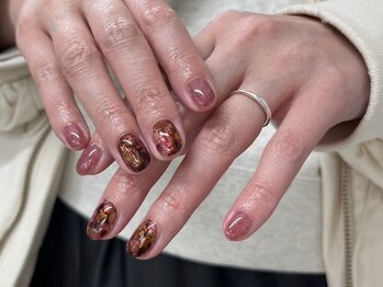 シーズネイル(She's nail)の写真/ショートNail派さんも大満足*トレンド~シンプル上品Nailまで多数ご用意【写真:初回オフ込¥6980】新宿