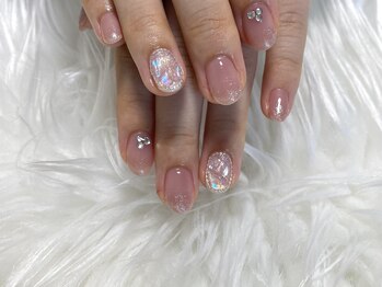 ヴェリタネイル(Verita nail)/定額デザイン キラキラ埋めこみ