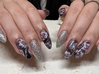 コーシェリ(koselig)/夜桜ネイル