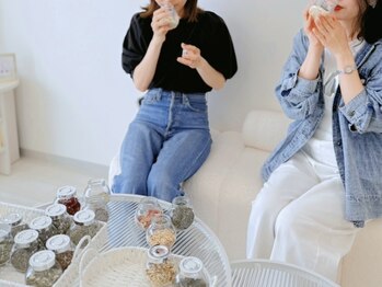 ルナフルール(Luna Fleur)の写真/よもぎ蒸し（ペア蒸し）でご夫婦や友人と一緒に受けられます♪よもぎ蒸しで美肌効果/代謝UP/冷え改善に◎