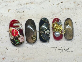 ティディーネスト(Tidynest)/ネイリストおまかせ和装ネイル