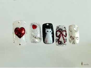 ハートネコリボン¥11500